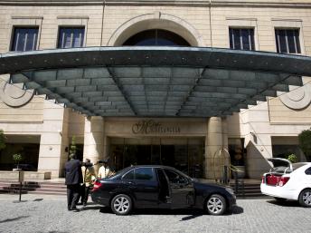 C’est dans cet hôtel ultra-sécurisé de Johannesburg que Patrick Karegeya a été assassiné. AFP PHOTO/ALEXANDER JOE
