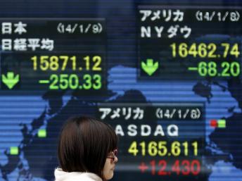 A Tokyo, le 9 janvier 2014. les échanges économiques forment une large part des discussions franco-japonaises. REUTERS/Yuya Shino