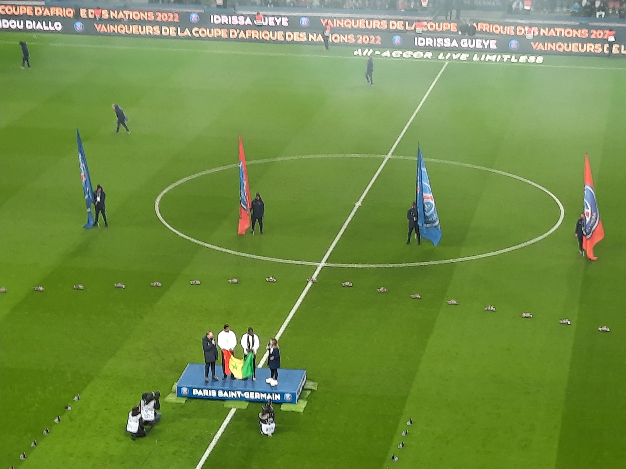 PSG-Rennes: Abdou Diallo et Gana Gueye honorés au Parc des Princes