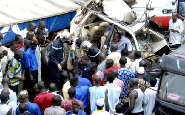 21 blessés au retour du Gamou : le véhicule du Dahira niassène de Tambacounda se renverse
