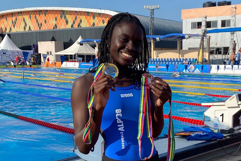 ​Natation - Open 63 Clermont : Oumy Diop améliore le record du Sénégal au 50 m dos