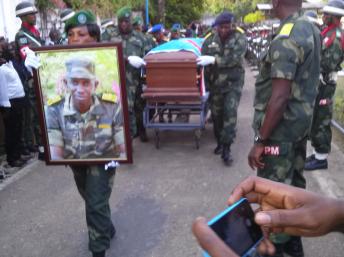 Mamadou Ndala, le commandant des opérations du Nord-Kivu, a été tué le 2 janvier dernier dans une embuscade. RFI/Kamanda Wa Kamand