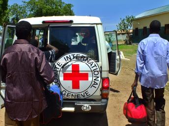Le CICR affirme avoir aidé 1,5 million de personnes en 2013 au Soudan. AFP PHOTO/Waakhe WUDU
