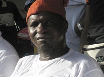 Kumba Yala, ex-dirigeant du PRS, soutient un candidat indépendant contre l'avis de parti. (Photo : Marie-Laure Josselin /RFI)