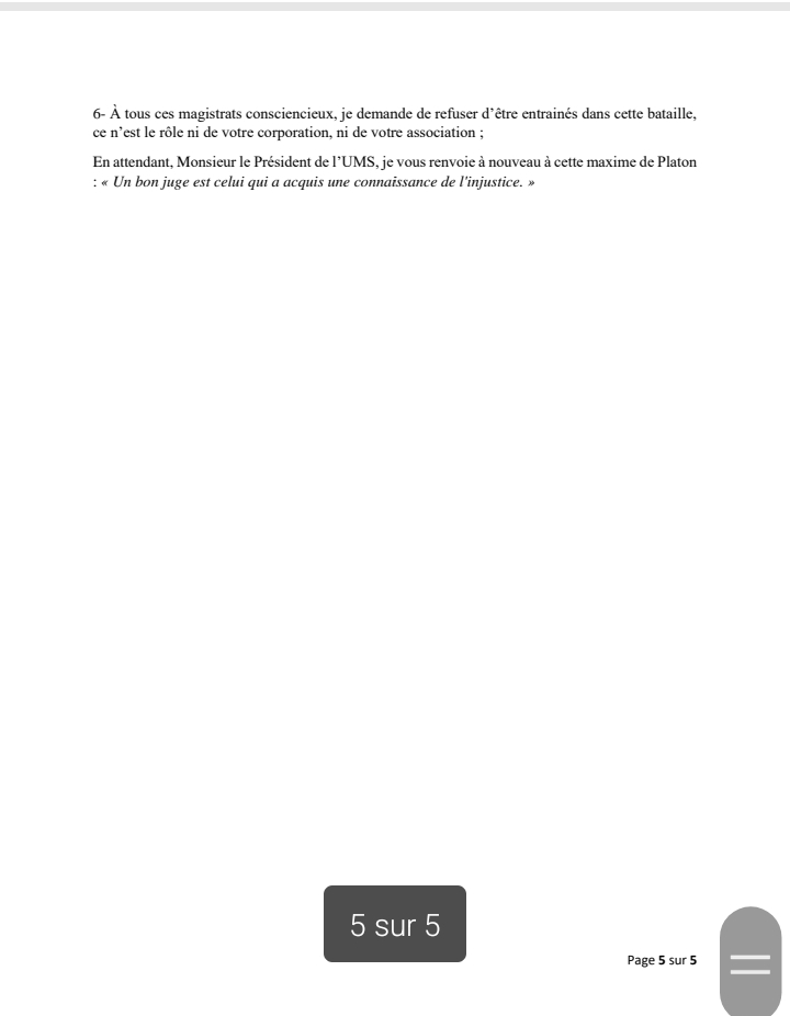 La réplique salée de Ousmane Sonko à l'Union des magistrats du Sénégal