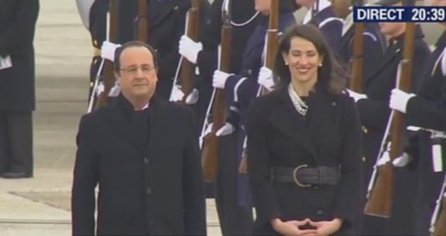 Hollande aux Etats-Unis : qui est la femme à côté du président ?