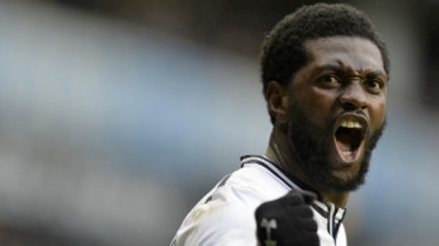 Emmanuel Adebayor et Tottenham sont sur une bonne série en championnat.