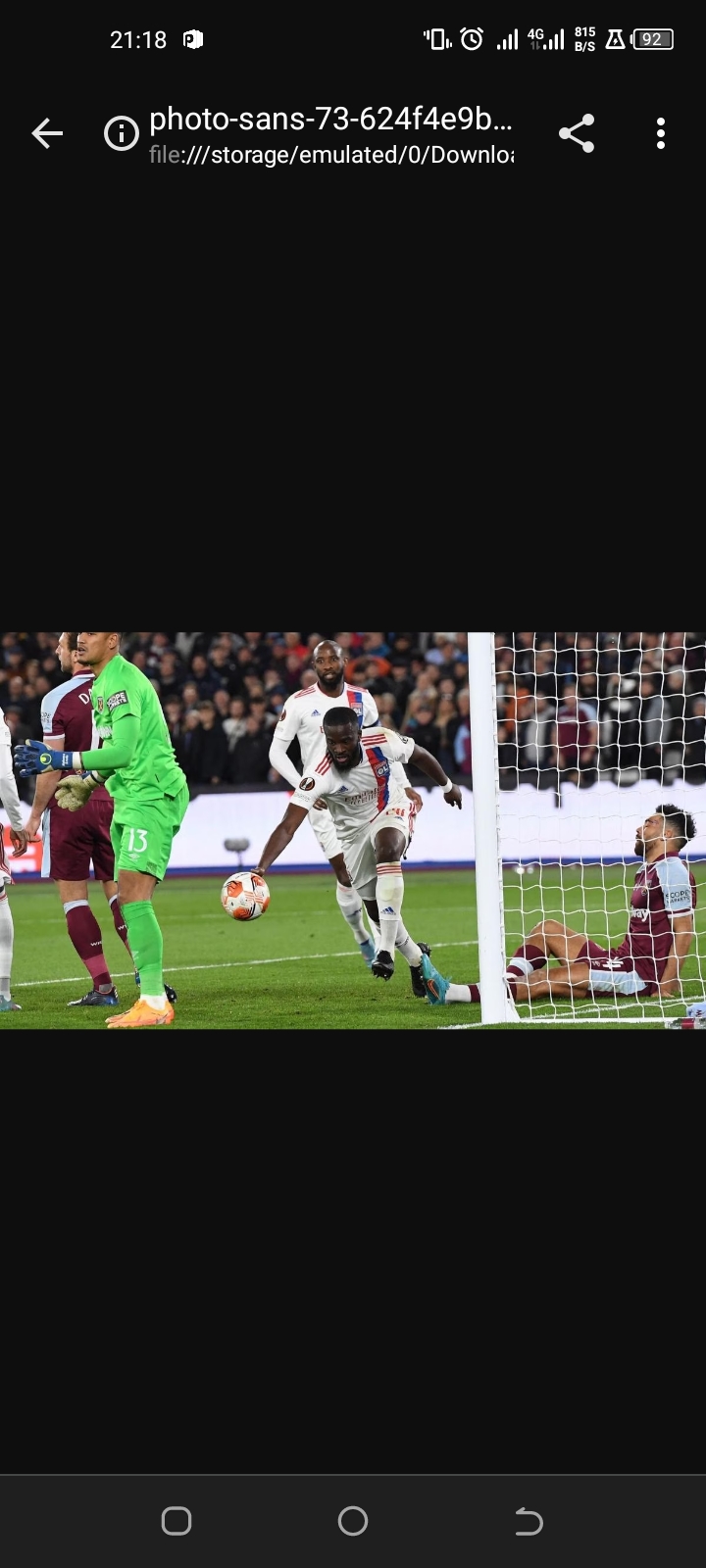 Ligue Europa : l'OL et West Ham se quittent dos à dos, le Barça tenu en échec à Francfort