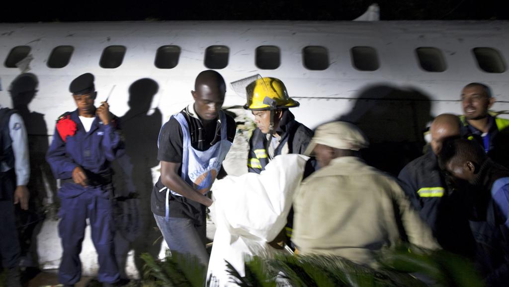 Le crash d'un avion de la compagnie CAA avait fait sept morts en mars 2013 à Goma. REUTERS/Sylvain Liechti/MONUSCO/Handout