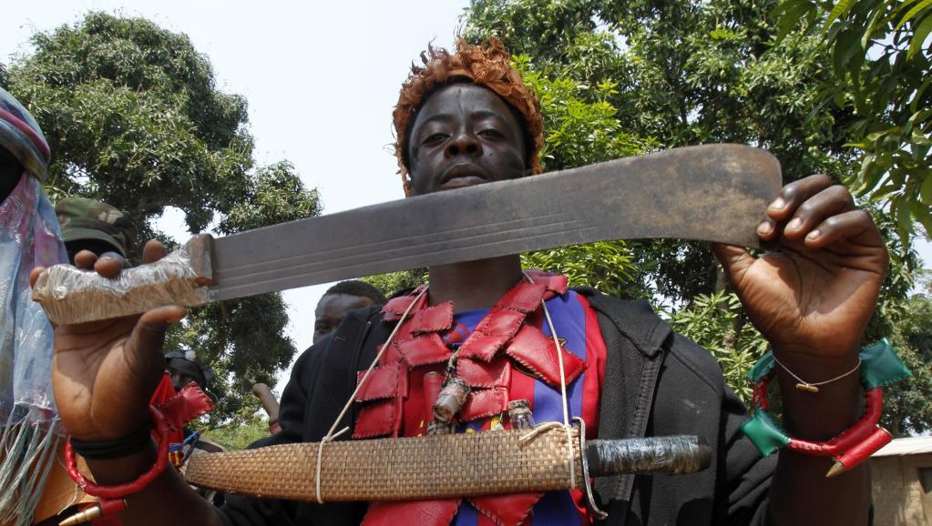 Combattant anti-balaka, à Bangui, Centrafrique, le 22 février 2014. REUTERS/Luc Gnago