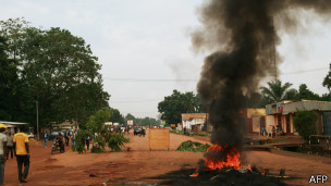 Une scène de pillage à Bangui (archives)