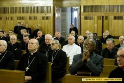 Le Pape François en retraite avec les membres de la Curie, sur le thème : « la purification du cœur »