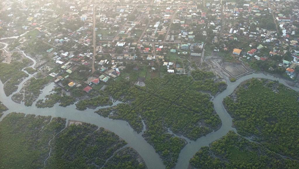 La Guinée est «le château d'eau» de l'Afrique dit une manifestante, et néanmoins l'eau n'arrive pas dans les quartiers et les habitants de Conakry se plaignent de pénuries.