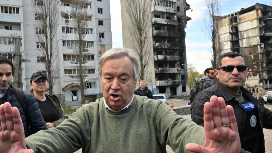 La Russie confirme une frappe contre Kiev avec des armes de «haute précision» pendant la visite de Guterres