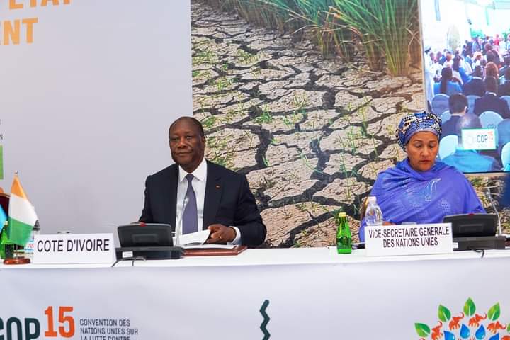 COP 15 en Côte d'Ivoire : Alassane Ouattara appelle à la mobilisation collective pour la restauration des terres dégradées