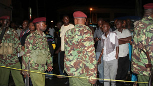 Des policiers kényans