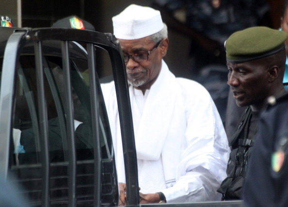 L'ex-président Tchadien, Hissen Habré lors de son audition par le tribunal de Dakar en 2006 (Photo HRW)