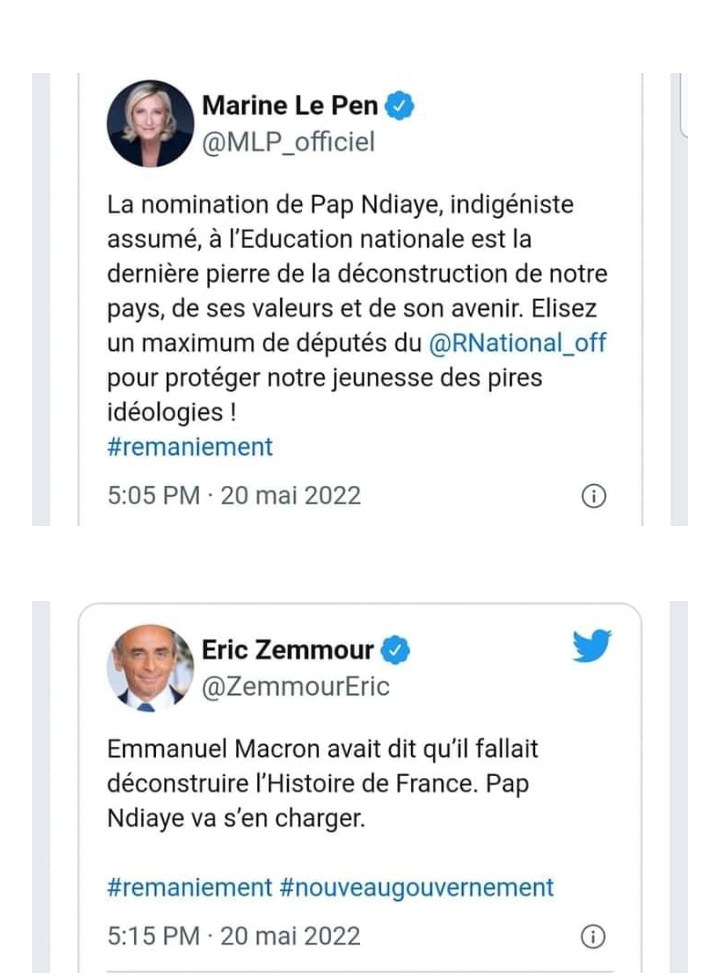 France : à peine nommé ministre de l'Education nationale, Pap Ndiaye critiqué par l'extrême droite