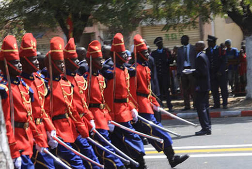 Fête de l'indépendance : arrivée du Président de la République et des autorités à la place de l'Obélisque