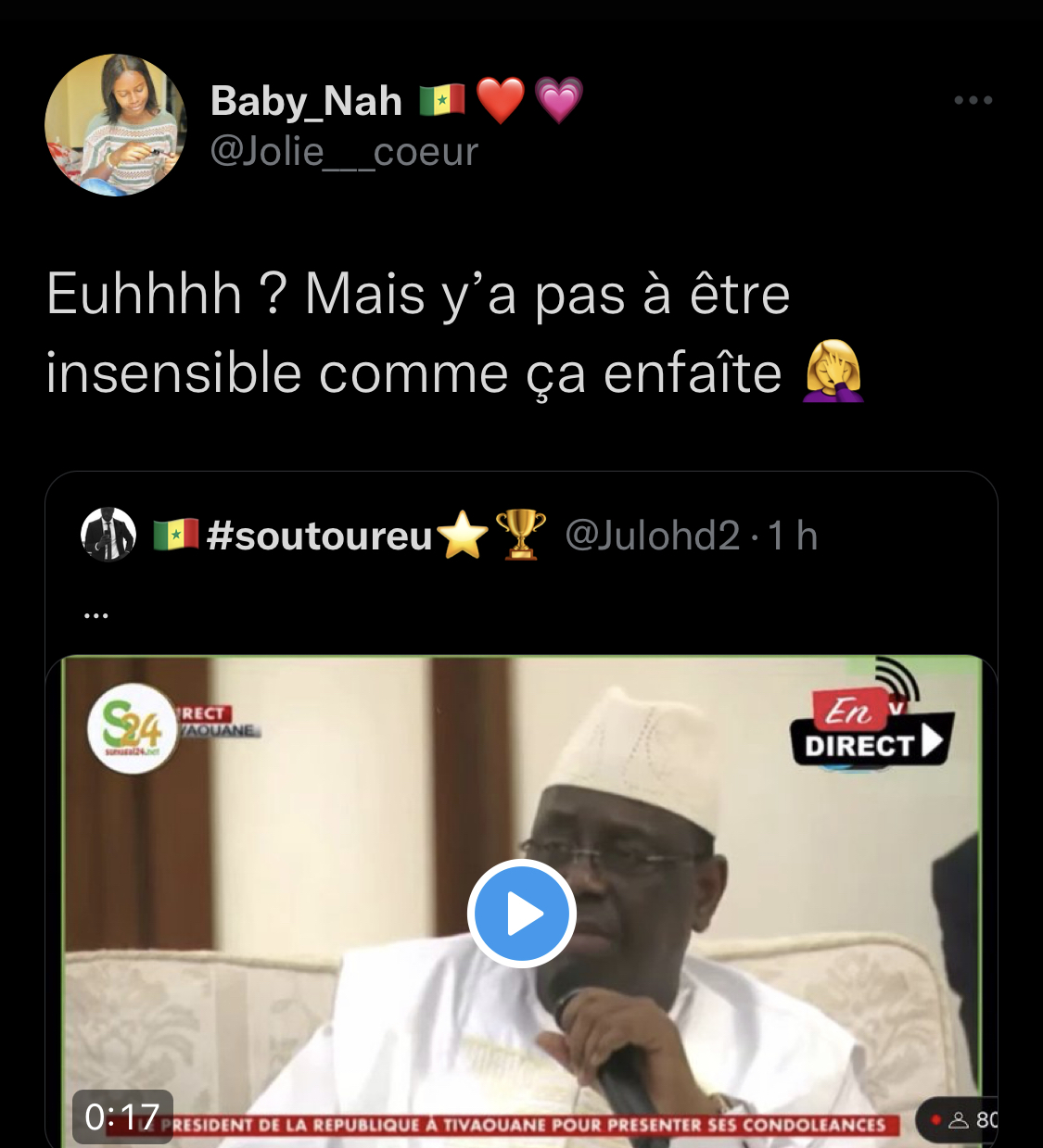 « Qu’on règle ça vite, que je m’en aille », la phrase méprisante de Macky Sall devant les victimes qui choque les Sénégalais