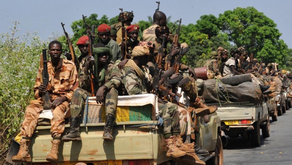 Soldats tchadiens à Damara, en République centrafricaine, le 2 janvier 2013. AFP / Sia Kambou