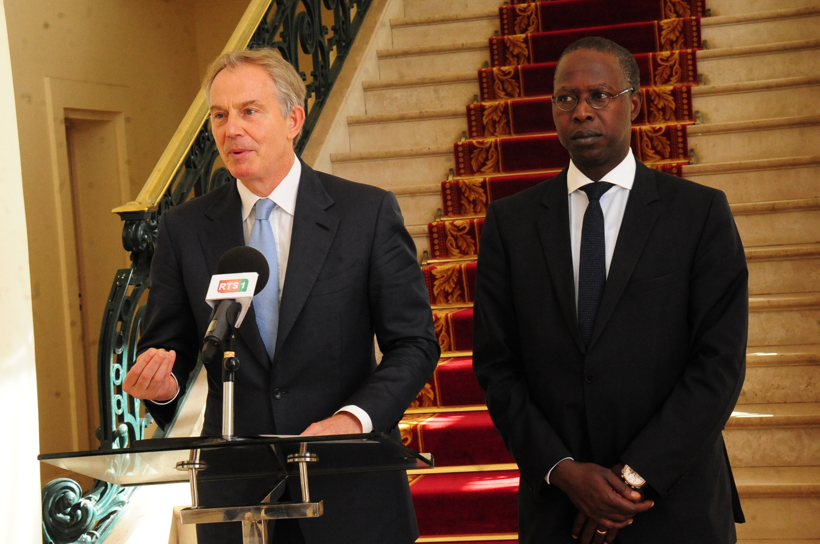 Tony Blair et le président Sall parlent du PSE