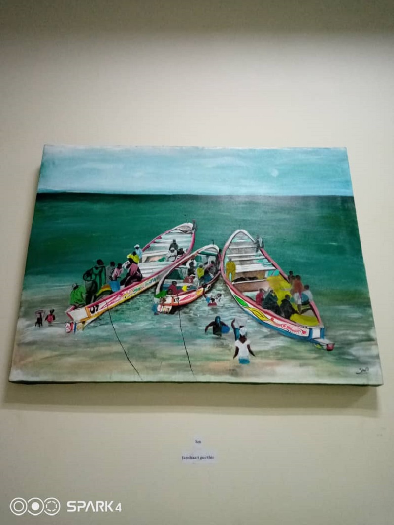 Oeuvre d'un étudiant intitulé "Jambaari guethie"