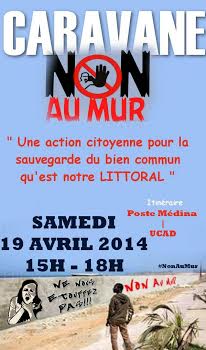 Le collectif « NON AU MUR » lance une CARANAVE de protestation le Samedi 19 avril 2014