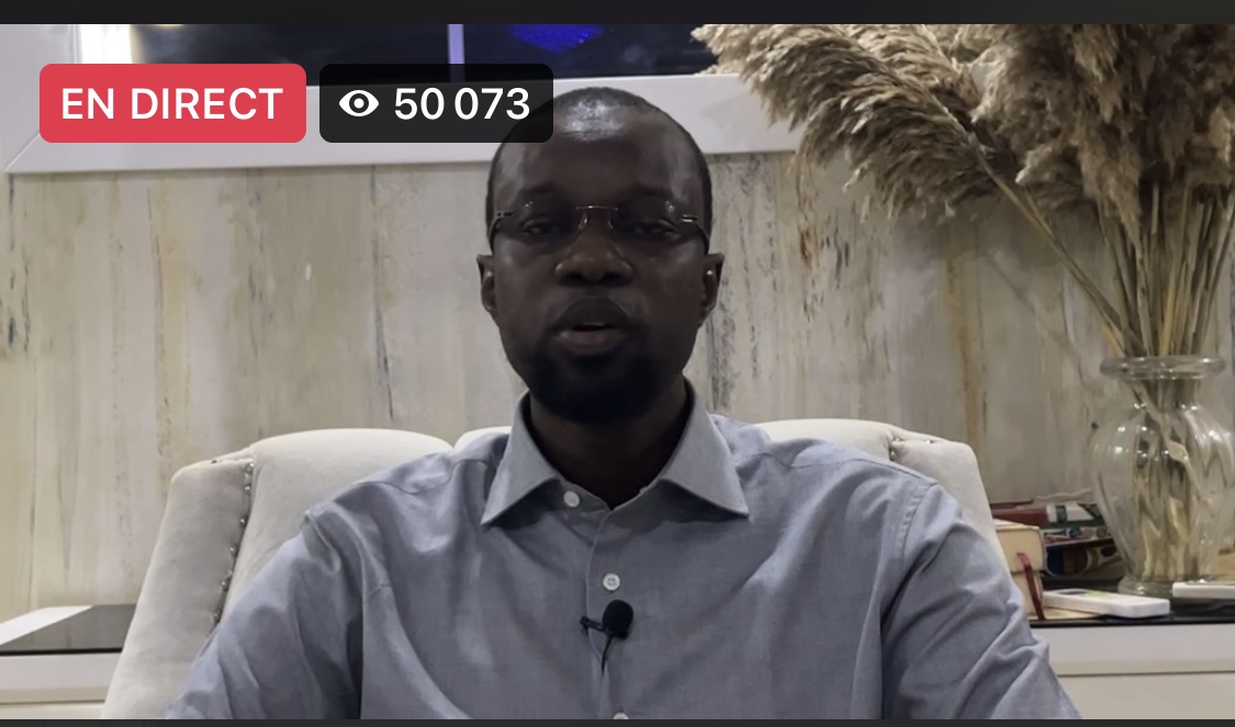 Devant 50 000 internautes en Direct, Sonko qualifie Macky de « Président assassin » et menace