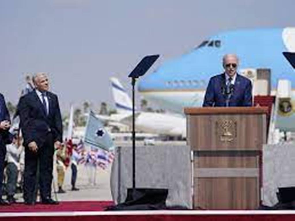 Israël: l'Iran au cœur de l'échange entre Joe Biden et Yaïr Lapid à Jérusalem