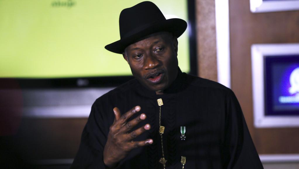 Le président nigérian, Goodluck Jonathan, lors du Forum économique mondial à Abuja, le 9 mai 2014. REUTERS/Afolabi Sotunde