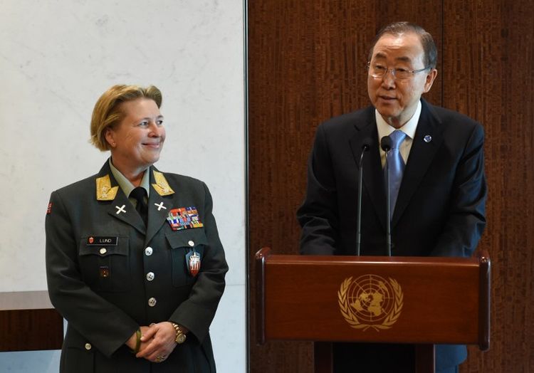 Une Norvégienne première femme à la tête d'une force de Casques bleus de l'ONU