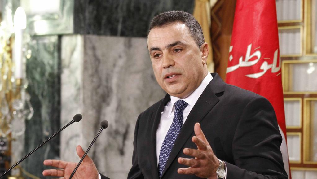 Le Premier ministre Mehdi Jomaâ lors d'une conférence de presse, à Tunis, le 26 janvier 2014. REUTERS/Anis Mili