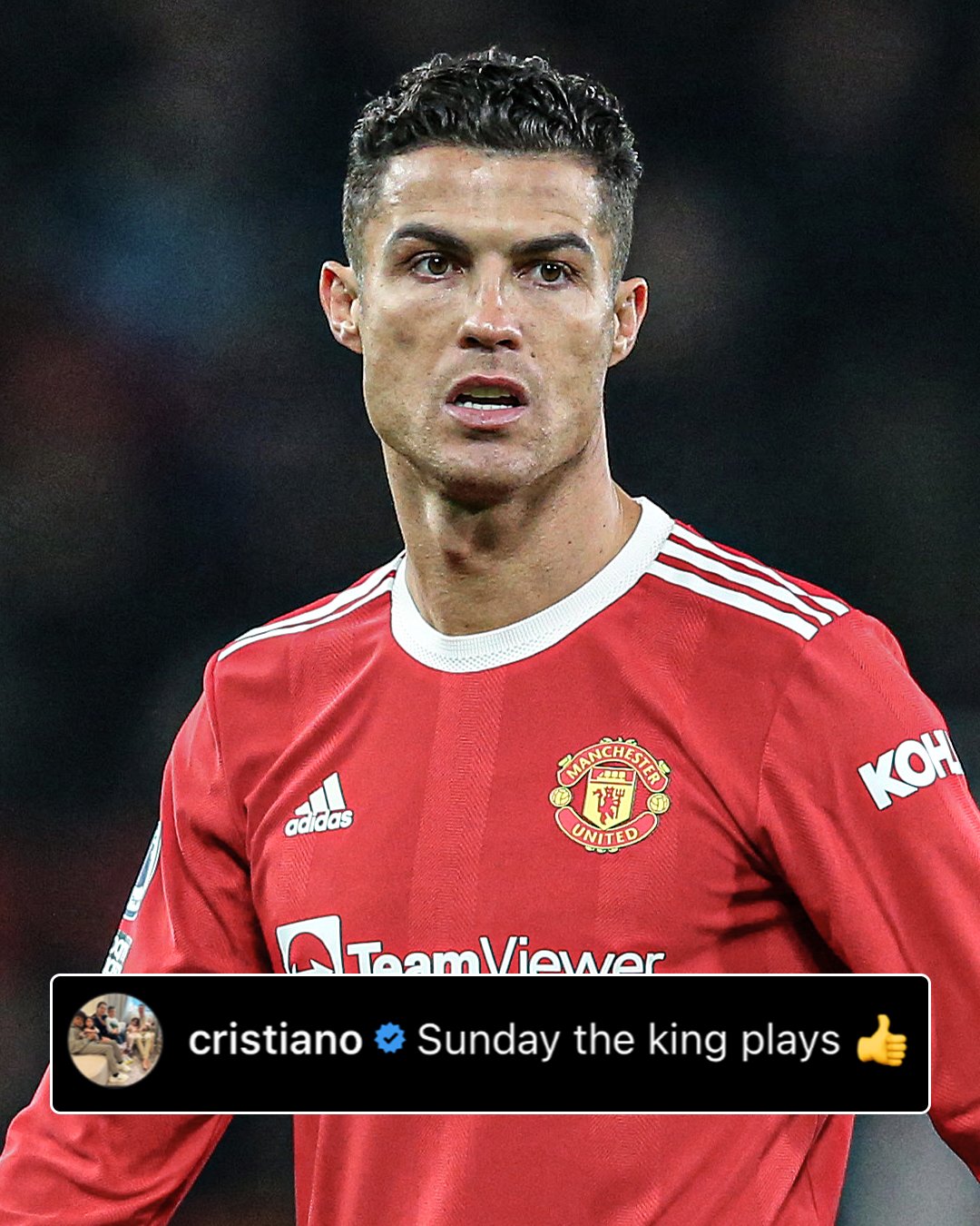 Cristiano Ronaldo annonce son retour: « dimanche, le Roi joue »