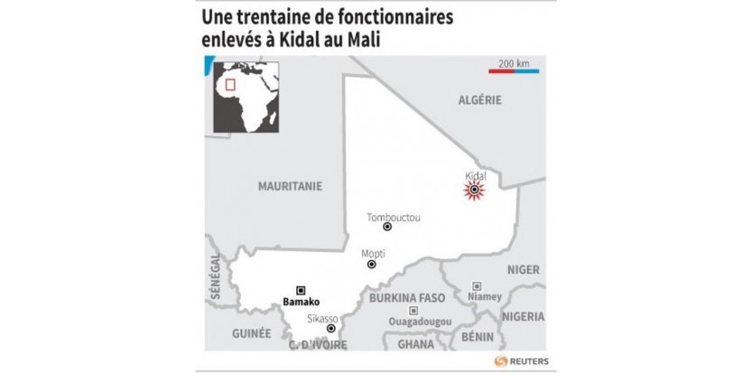 Des fonctionnaires maliens enlevés par des Touaregs à Kidal