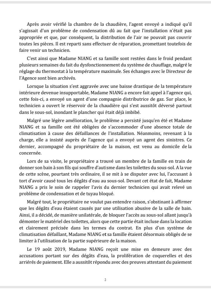 Diplomate sénégalaise tabassée : l'ambassade du Sénégal au Canada dénonce « la diffusion d'informations fausses et choquantes » et livre sa version