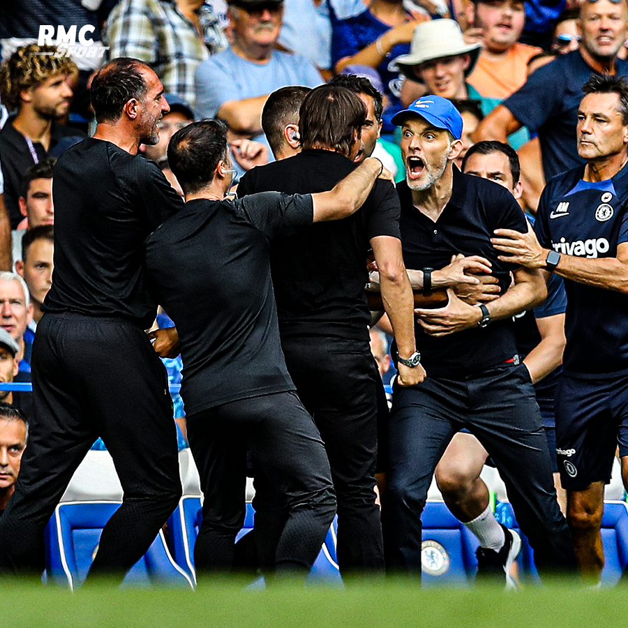Un match électrique entre Chelsea et Tottenham qui débouche sur une altercation entre les deux coachs