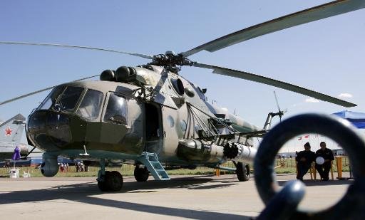 AFP/AFP/Archives - Un hélicoptère MI-8 au Salon aéronautique Maks près de Moscou, le 18 août 2005