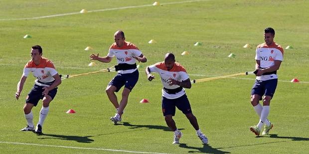 Mondial-2014 : les Néerlandais Van Persie et Janmaat heurtés par un kitesurfeur