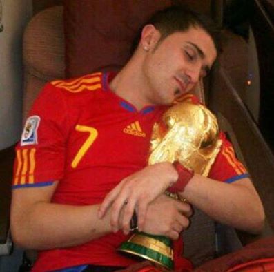 CDM 2014 : David Villa pas prêt de céder la Coupe