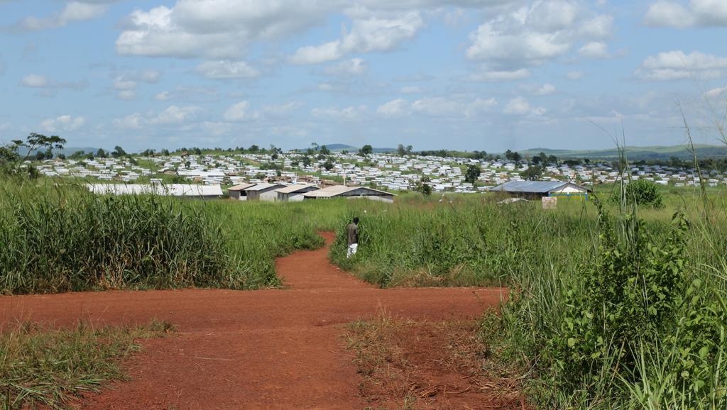 Le camp de Molé, au nord de la RDC, où sont réfugiés des habitants de Bangui qui ont fuit les combats en RCA.