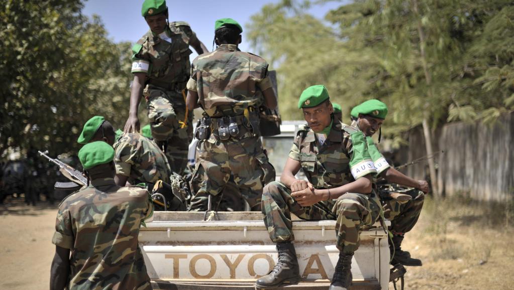 Des soldats ethiopiens qui ont intégré la force de l'Union africaine en Somalie, avant leur départ pour Baidoa, le 22 janvier 2014.