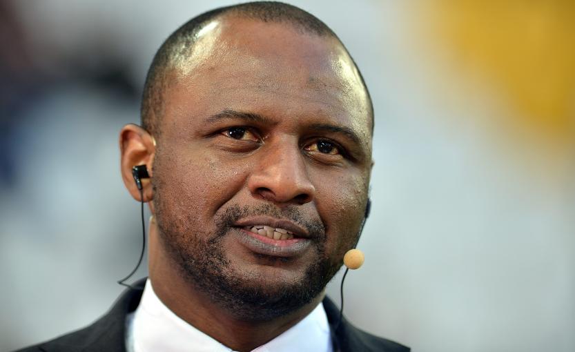 Patrick Vieira lors du match de Champions League entre la Juventus de Turin et le Bayern de Munich, à Turin (Italie), le 10 avril 2013. (GABRIEL BOUYS / AFP)