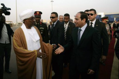 Le président égyptien Sissi en visite au Soudan
