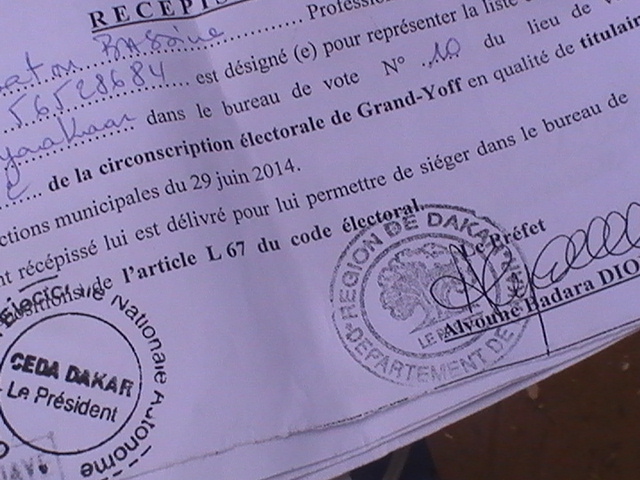 En Images: Fraude/Locales2014 à Grand Yoff: La police interpelle le mandataire de l 'APR