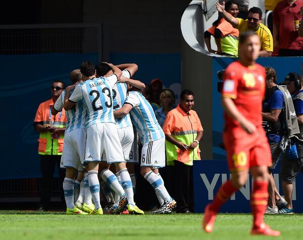 CDM Argentine 1-0 Belgique: Higuain fait l'essentiel à la 7e et l'Albiceleste en 1/2