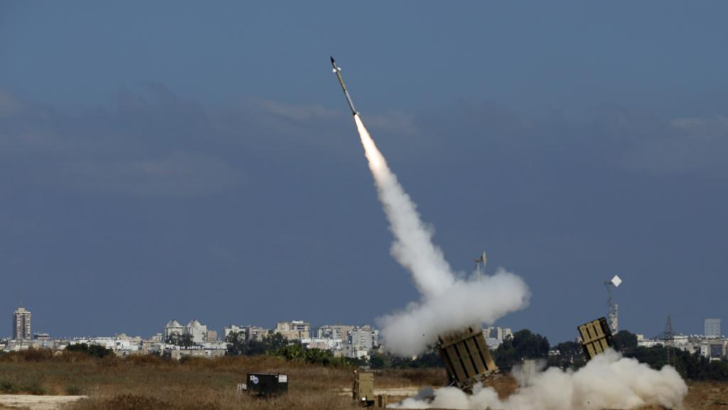 Un missile anti-missile du système de protection israélien «Dôme de fer» est tiré depuis Ashdod, le 9 juillet 2014.