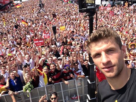 Images L'Allemagne accueille ses champions du monde