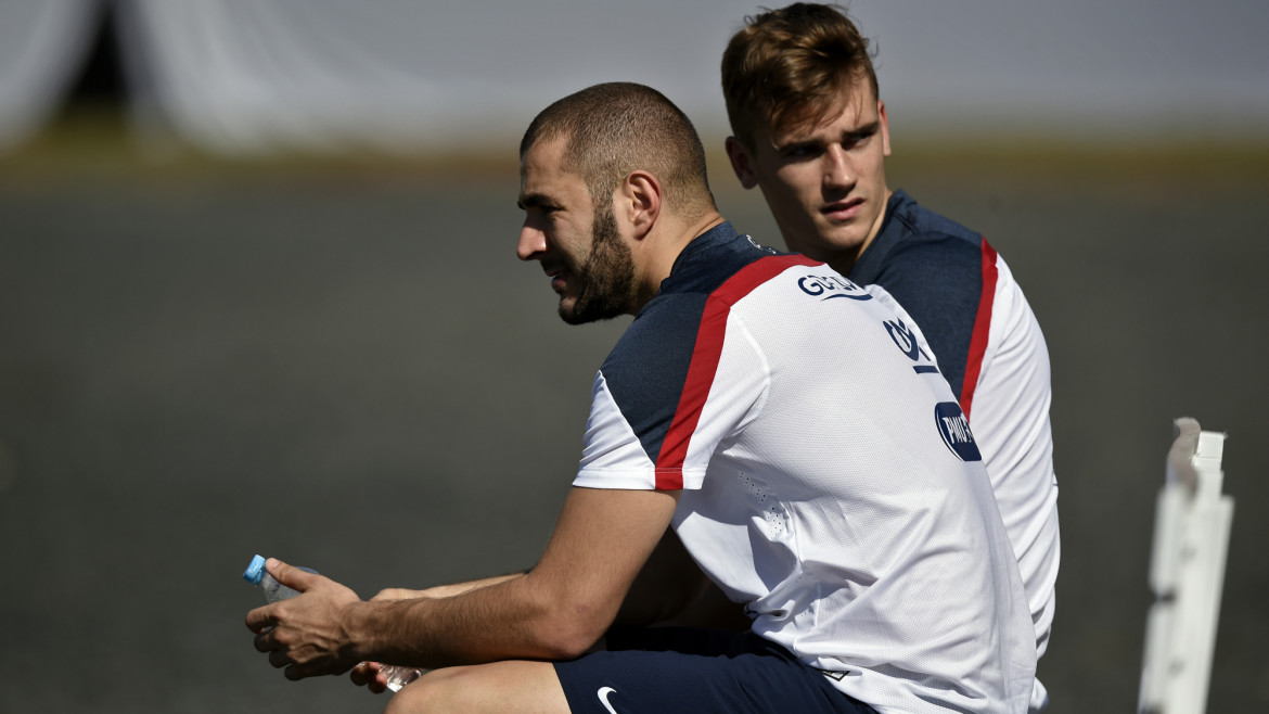 Benzema et Griezmann, leaders des Bleus sur Twitter