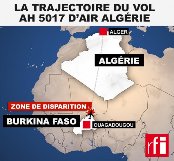 Vol Air Algérie: Serval sur les lieux du crash